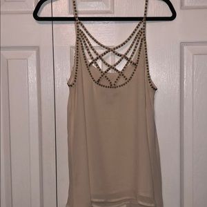 Beautiful cream tank top